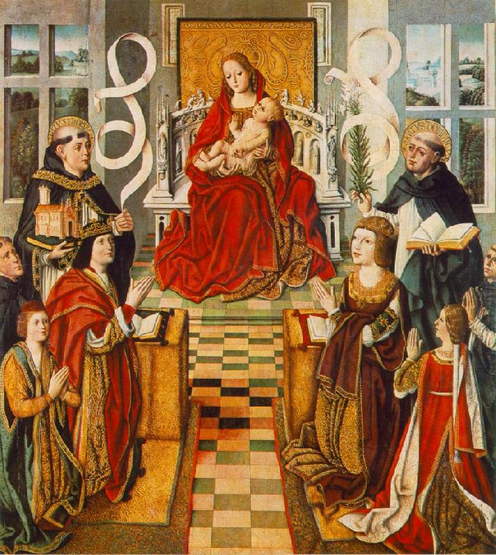 GALLEGO, Fernando Madonna of the Catholic Kings sdg oil painting image